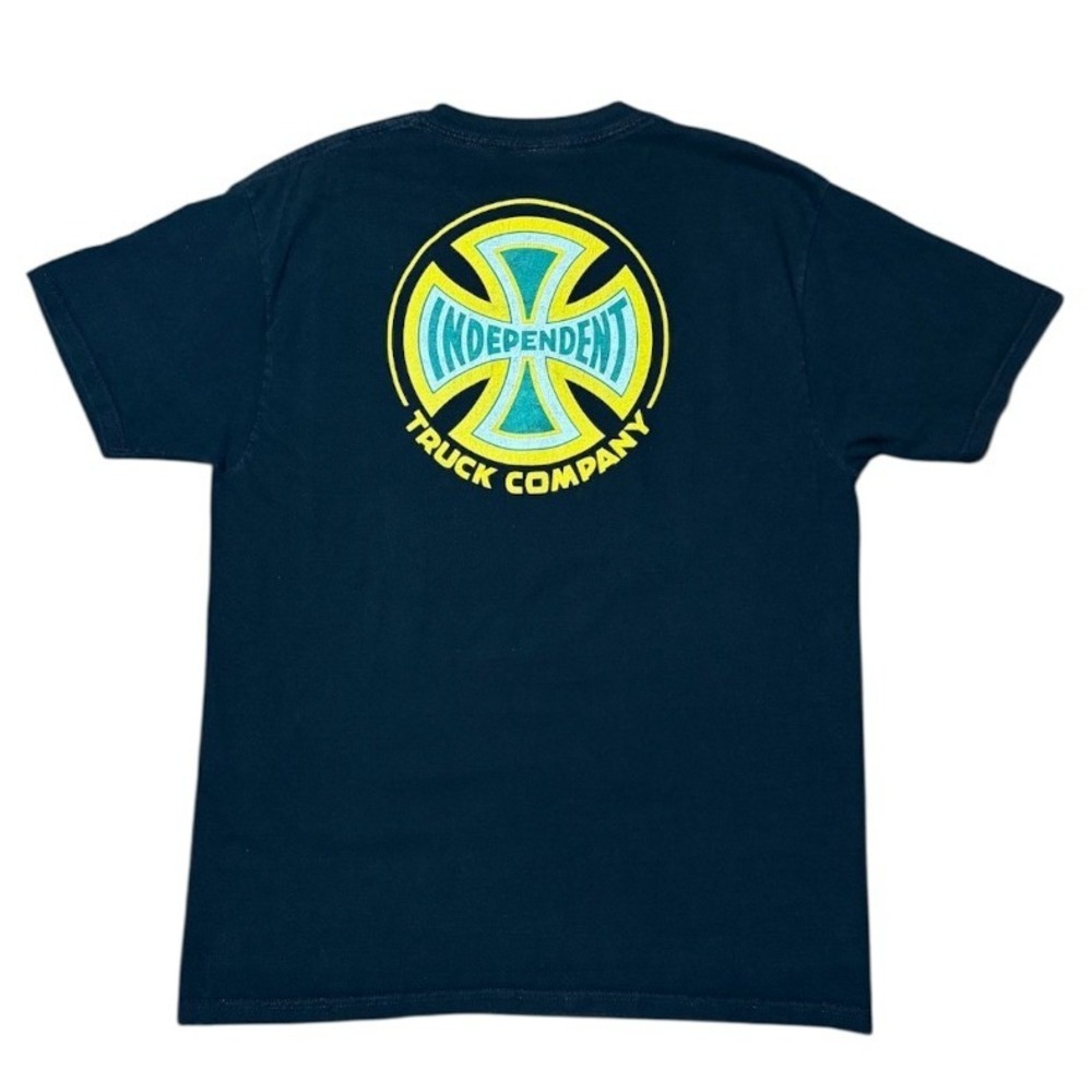 Vintage Y2K Independent Skateboards Truck Company Cross Logo Streetwear T-shirt
